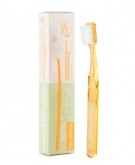 Vegetable Fiber Toothbrush For Children Apricot