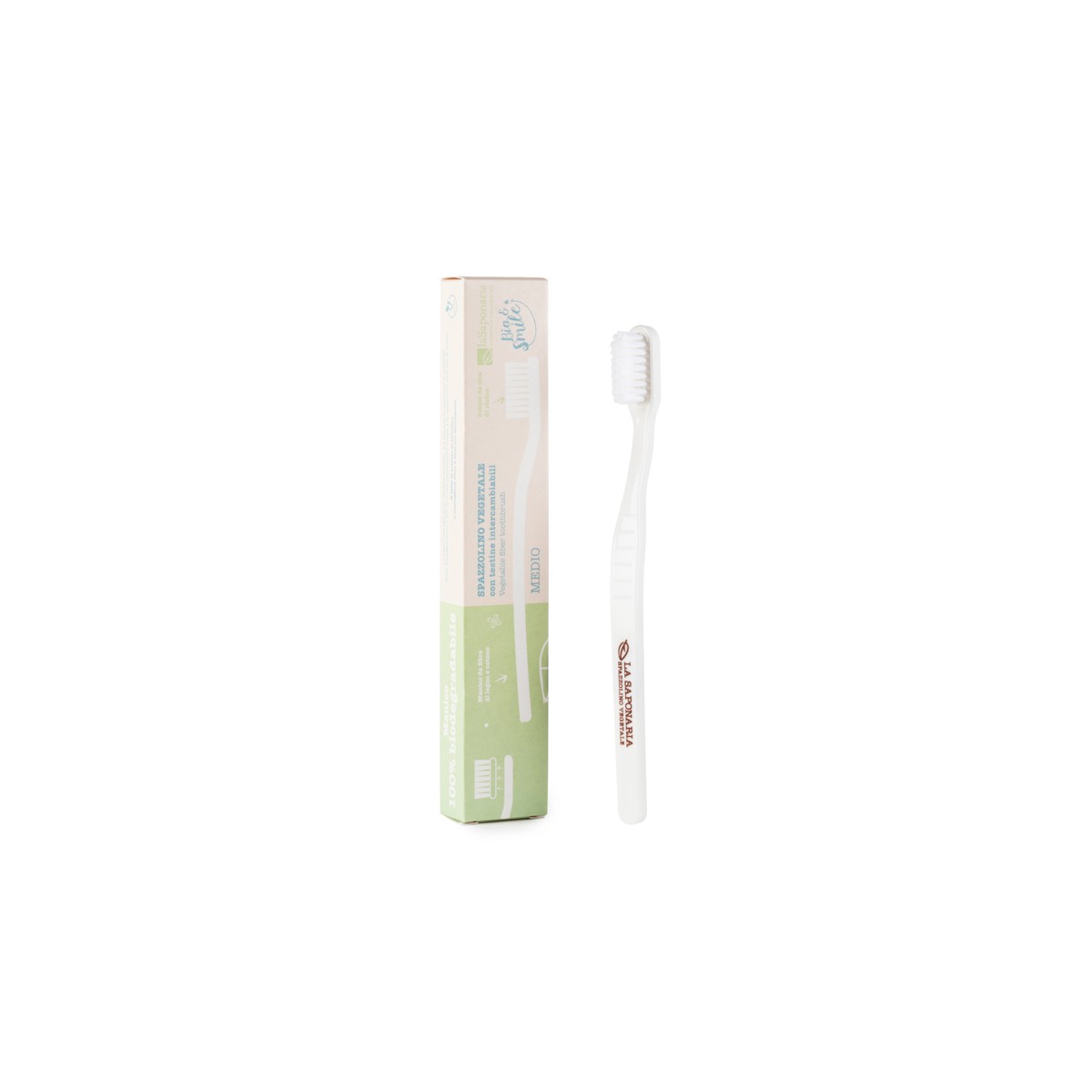 Vegetable Fiber Toothbrush - Medium