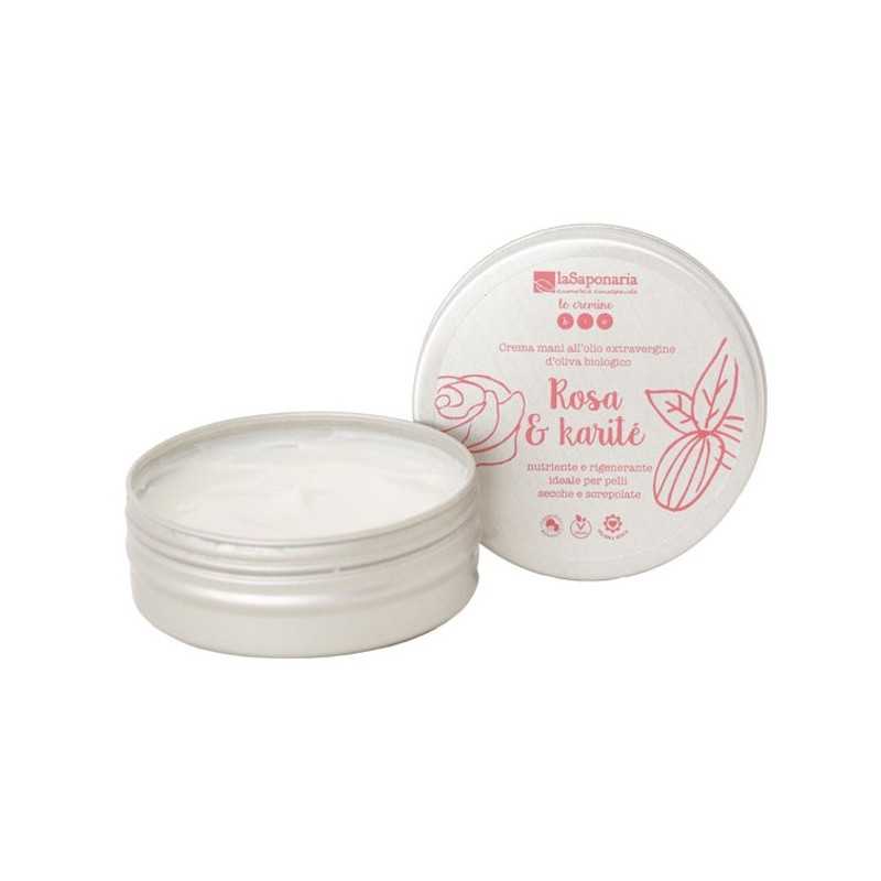 Hand Cream With Rose And Shea Butter