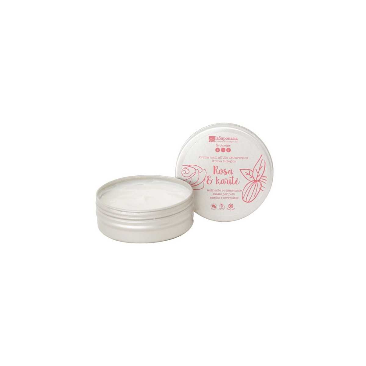 Hand Cream With Rose And Shea Butter