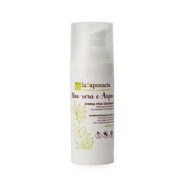 Moisturizing Facial Cream with Aloe Vera & Argan
