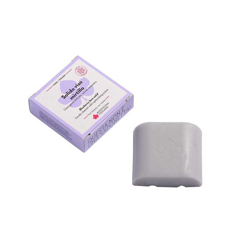 Solid Face Cleanser - Blueberry