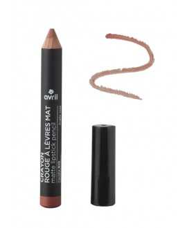 Matte Lipstick Pencil - Argile Rose - certified organic