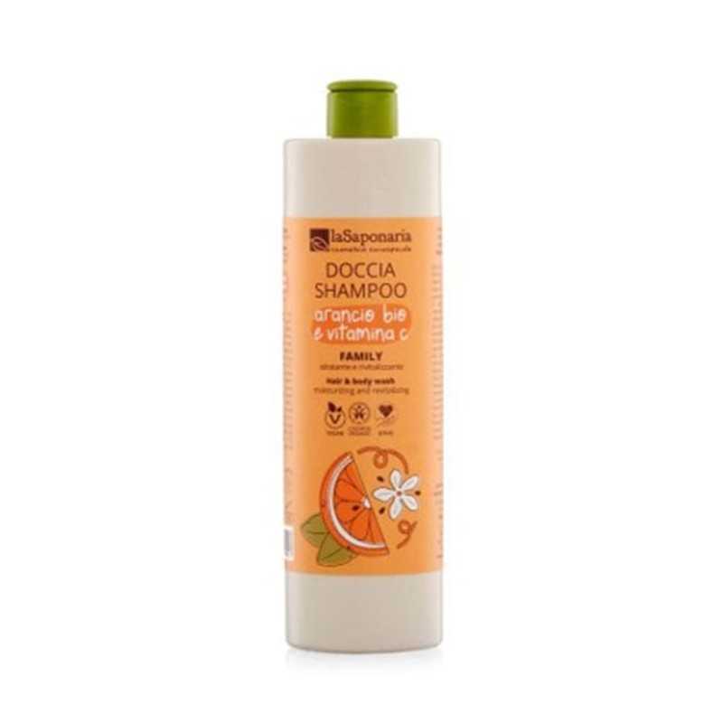 Family 2in1 Shampoo & Shower Gel - Organic Orange & Vitamin C