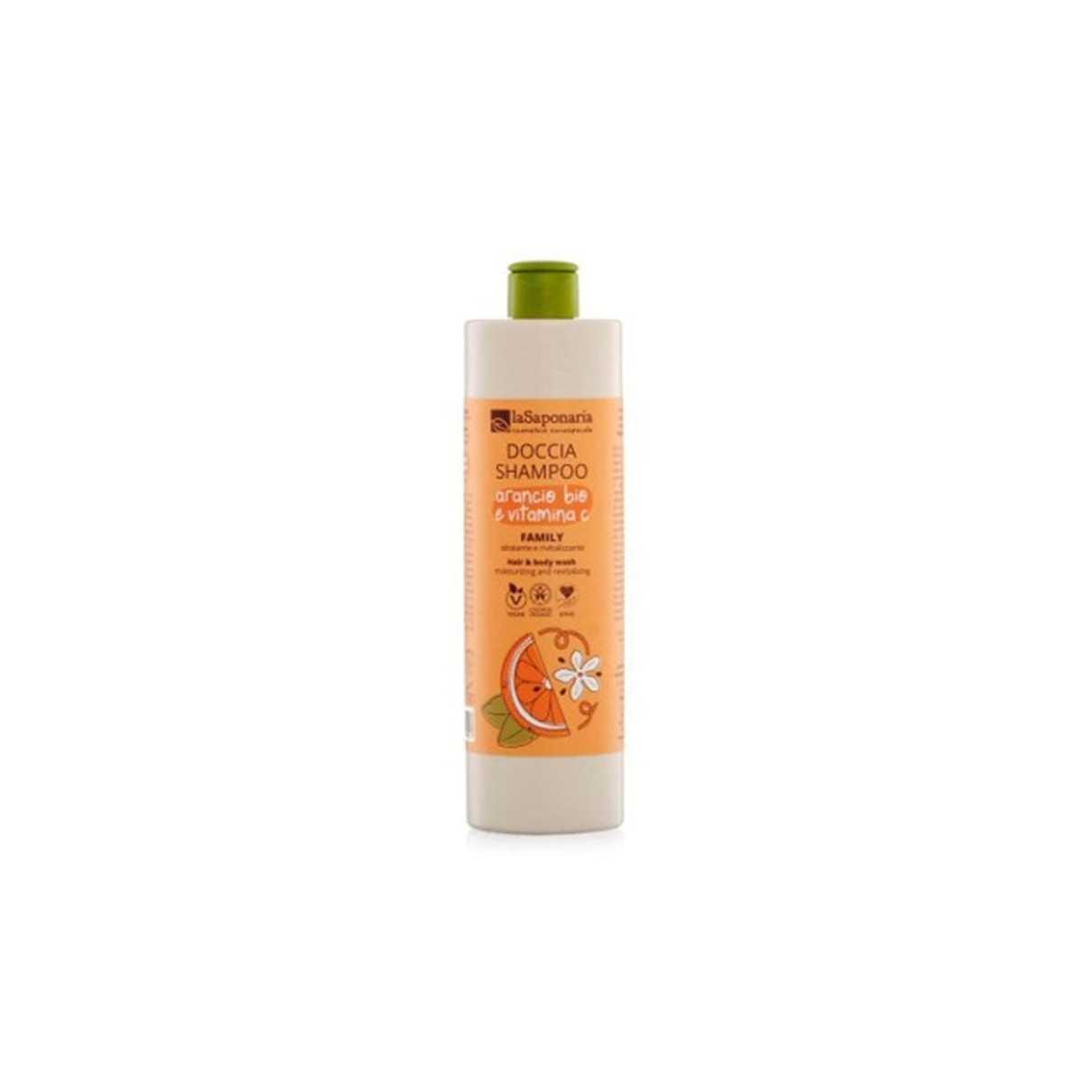 Family 2in1 Shampoo & Shower Gel - Organic Orange & Vitamin C