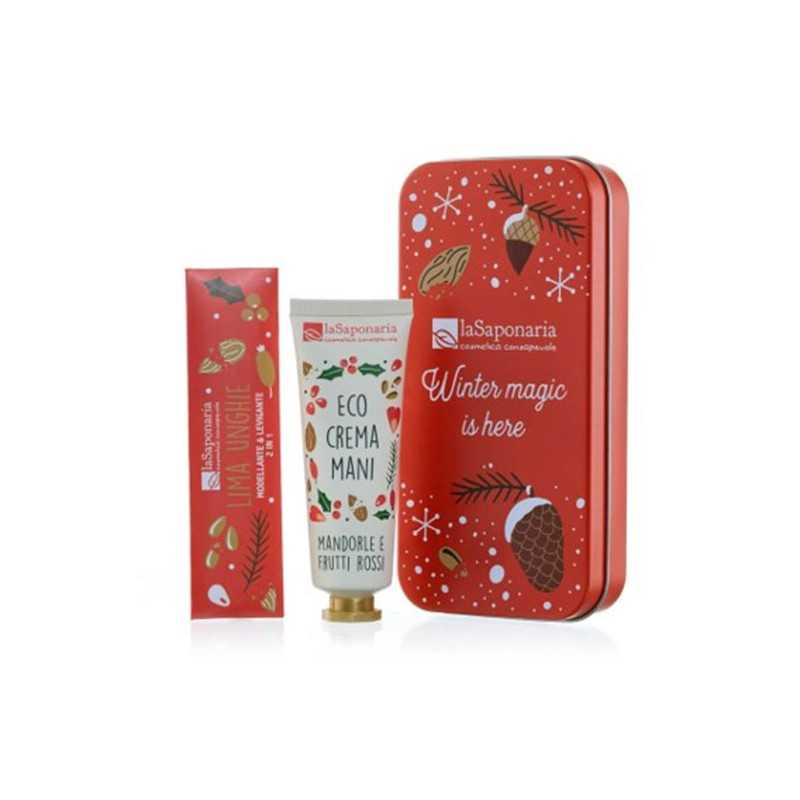 Treasure Chest - Almond & Red Fruits Hand Cream + Party Nail File