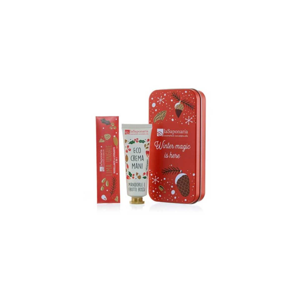 Treasure Chest - Almond & Red Fruits Hand Cream + Party Nail File
