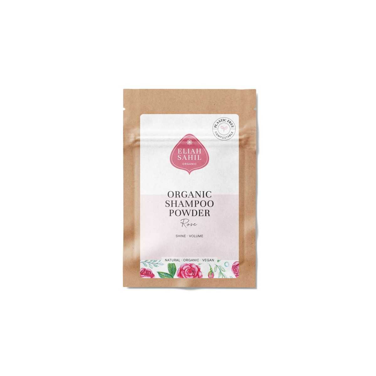 Organic Powder Shampoo Rose Travel Size