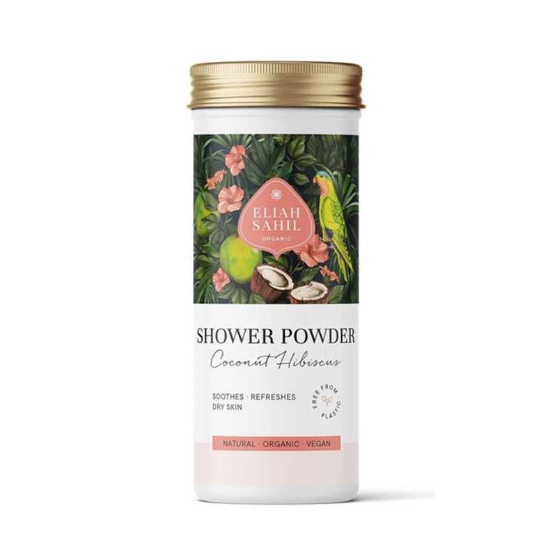 Organic Shower Powder Coconut Hibiscus