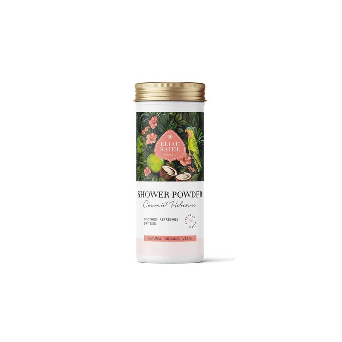 Organic Shower Powder Coconut Hibiscus